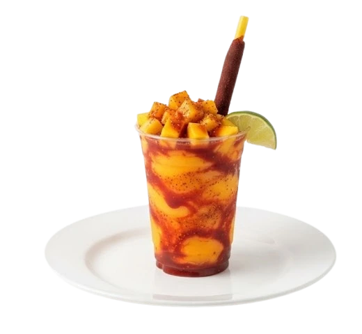 Mangonada with chamoy and Tajín at La Botanitas in Pennsauken, NJ